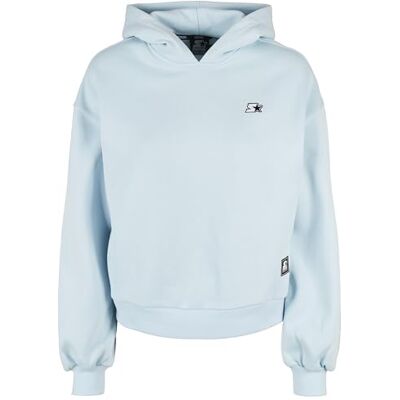 STARTER BLACK LABEL Dames Ladies Starter Essential Oversized Hoody Pullover met capuchon, icewaterblue, L STARTER BLACK LABEL Dames Ladies Starter Essential Oversized Hoody Pullover met capuchon, icewaterblue, L