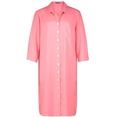 Betty Barclay Zomerjurk voor dames, linnen viscose, rood koraal., 42 Betty Barclay Zomerjurk voor dames, linnen viscose, rood koraal., 42