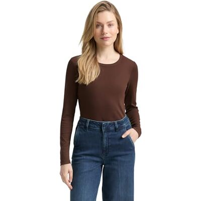 TOM TAILOR 1047760 dames T-shirt met lange mouwen TOM TAILOR 1047760 dames T-shirt met lange mouwen