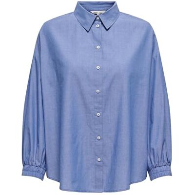 ONLY Onlarja L/S Solid Shirt Wvn Noos dames blouse met lange mouwen ONLY Onlarja L/S Solid Shirt Wvn Noos dames blouse met lange mouwen