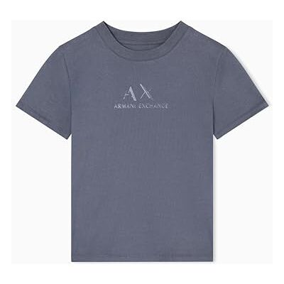 Giorgio Armani V-neck Small Chest Logo Tee dames T-Shirt Giorgio Armani V-neck Small Chest Logo Tee dames T-Shirt