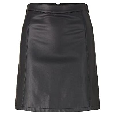 Tom Tailor Denim Dames Minirok van imitatieleer 1033592, 14482 Deep Black, L Tom Tailor Denim Dames Minirok van imitatieleer 1033592, 14482 Deep Black, L