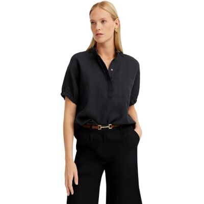 bugatti Poloshirt voor dames, ideaal voor de zomer, comfortabel, stijlvol en modieus, 290-zwart, 46 bugatti Poloshirt voor dames, ideaal voor de zomer, comfortabel, stijlvol en modieus, 290-zwart, 46