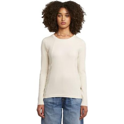 G-STAR RAW G-STAR A Line Slim Rib R T Ls Wmn dames T-Shirt G-STAR RAW G-STAR A Line Slim Rib R T Ls Wmn dames T-Shirt