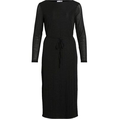 VILA rine boothals L/S Midi Dress, zwart beauty, XL VILA rine boothals L/S Midi Dress, zwart beauty, XL