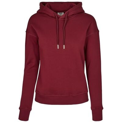 Urban Classics Organic Hoody met capuchon voor dames, bordeaux, XL Urban Classics Organic Hoody met capuchon voor dames, bordeaux, XL