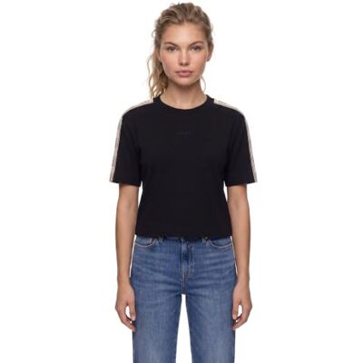 GUESS Dames T-shirt Boxy Fit T-Shirts Britney Crop Tee XS GUESS Dames T-shirt Boxy Fit T-Shirts Britney Crop Tee XS