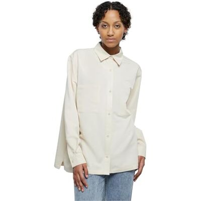 Urban Classics Ladies Oversized Twill Shirt Longsleeve zand L 68% viscose, 32% polyester Basics Urban Classics Ladies Oversized Twill Shirt Longsleeve zand L 68% viscose, 32% polyester Basics