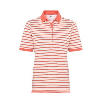 Brax Style Cleo gestreept poloshirt effen in piqué-kwaliteit, 45 Watermeloen, 42 Brax Style Cleo gestreept poloshirt effen in piqué-kwaliteit, 45 Watermeloen, 42