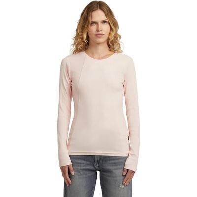 G-STAR A Line Slim Rib R T Ls Wmn dames T-Shirt G-STAR A Line Slim Rib R T Ls Wmn dames T-Shirt