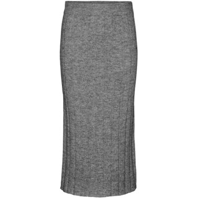VERO MODA VMWILLA RW 7/8 rok GA Boo, Medium grijs (grey melange), S VERO MODA VMWILLA RW 7/8 rok GA Boo, Medium grijs (grey melange), S