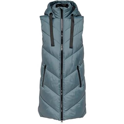 JDY JACQUELINE van Yong Puffer Gilet SKYLAR Buffer Gilet, Blauw, L JDY JACQUELINE van Yong Puffer Gilet SKYLAR Buffer Gilet, Blauw, L