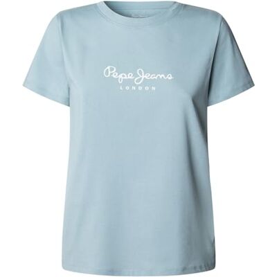 Pepe Jeans Dames Berenice T-shirt, blauw (SOHO Blue), XS, Blauw (Soho Blue), XS Pepe Jeans Dames Berenice T-shirt, blauw (SOHO Blue), XS, Blauw (Soho Blue), XS