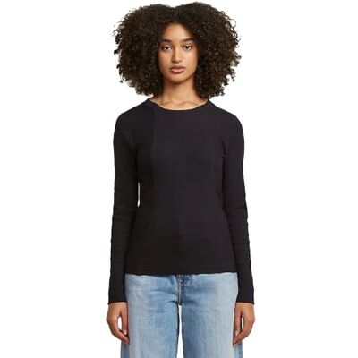 G-STAR RAW G-STAR A Line Slim Rib R T Ls Wmn dames T-Shirt G-STAR RAW G-STAR A Line Slim Rib R T Ls Wmn dames T-Shirt