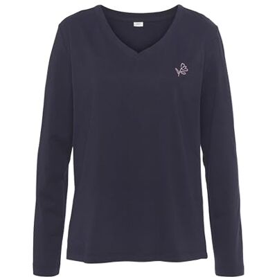 s.Oliver Shirt met lange mouwen, donkerblauw, 32/34 NL s.Oliver Shirt met lange mouwen, donkerblauw, 32/34 NL