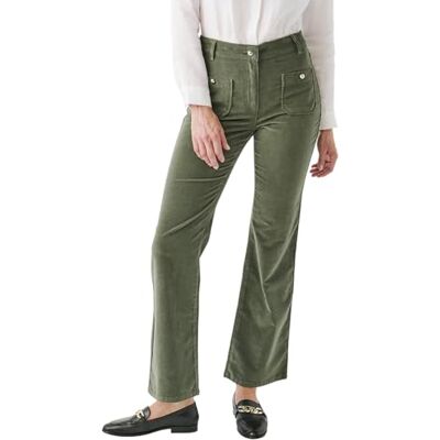Caroll Bootcut broek, Kaki, 44 Caroll Bootcut broek, Kaki, 44