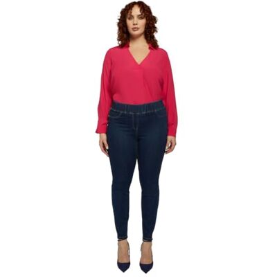 Fiorella Rubino Dames Jeggings Diamante Broek, Blauw, 22, Blauw, 48 grote maten Fiorella Rubino Dames Jeggings Diamante Broek, Blauw, 22, Blauw, 48 grote maten