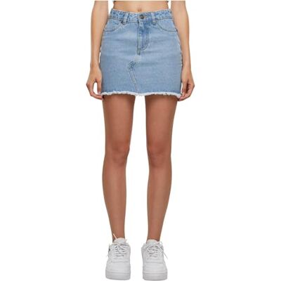 Urban Classics Damesrok Ladies Heavy Mini Denim Rok New Light Blue Washed 28, New Light Blue Washed, 28 Urban Classics Damesrok Ladies Heavy Mini Denim Rok New Light Blue Washed 28, New Light Blue Washed, 28