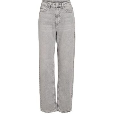 VILA Vikelly Jaf Hw Straight Jeans-Noos, Lichtgrijs denim, 34W / 34L VILA Vikelly Jaf Hw Straight Jeans-Noos, Lichtgrijs denim, 34W / 34L