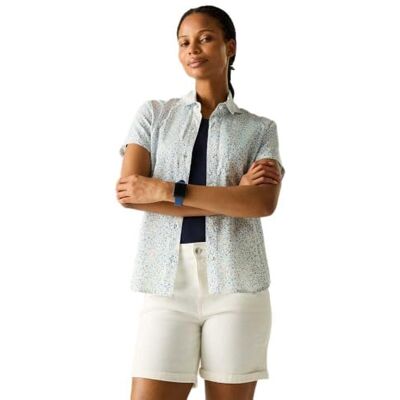 Regatta Wnstravellts/Ssrt dames dames reisshirt met korte mouwen Regatta Wnstravellts/Ssrt dames dames reisshirt met korte mouwen
