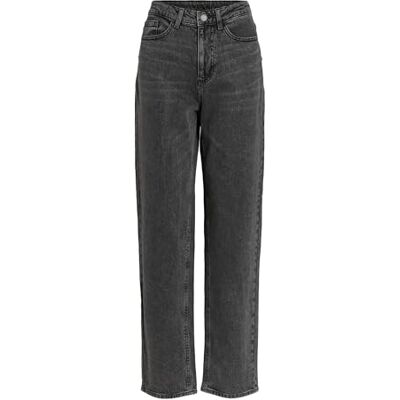 VILA Dames Vikelly Jaf Hw Straight Jeans-Noos, donkergrijs denim, 42W x 30l, Donkergrijs Denim, 42W / 30L VILA Dames Vikelly Jaf Hw Straight Jeans-Noos, donkergrijs denim, 42W x 30l, Donkergrijs Denim, 42W / 30L