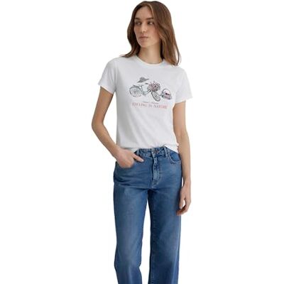 Mavi Bicycle Printed Tshirt dames T-Shirt Mavi Bicycle Printed Tshirt dames T-Shirt