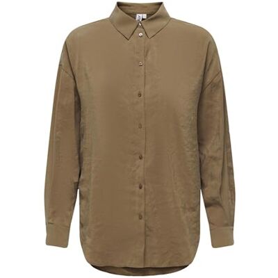 ONLY Onliris L/S Modal Shirt Noos Wvn dames Overhemd ONLY Onliris L/S Modal Shirt Noos Wvn dames Overhemd