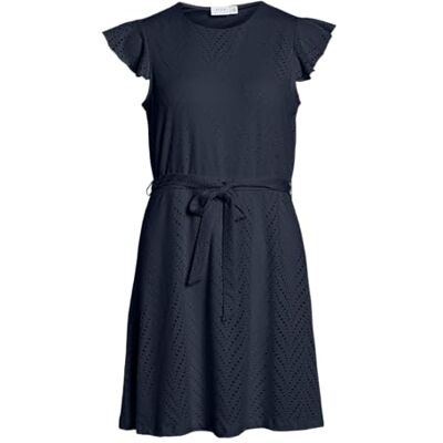 VILA Videlaia O-Neck Capsleeve Dress/Pb, navy blazer, XS VILA Videlaia O-Neck Capsleeve Dress/Pb, navy blazer, XS