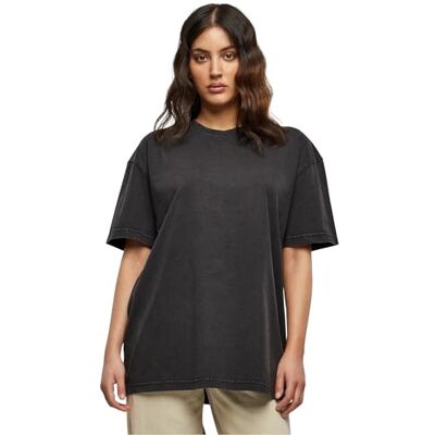 Build Your Brand By270-ladies Oversized Acid Wash Tee dames T-Shirt Build Your Brand By270-ladies Oversized Acid Wash Tee dames T-Shirt