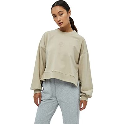 Beyond Now Cassie GOTS Sweatshirt met ronde hals Beige sweatshirts voor dames VK Lente trui voor dames maat L Beyond Now Cassie GOTS Sweatshirt met ronde hals Beige sweatshirts voor dames VK Lente trui voor dames maat L