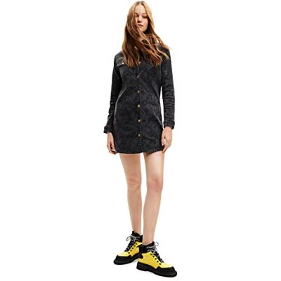 Desigual Vest_babayaga, 2000 Black, dames casual jurk Desigual Vest_babayaga, 2000 Black, dames casual jurk