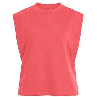 VILA Vilonea O-hals C/S Top, dubarry, XL VILA Vilonea O-hals C/S Top, dubarry, XL