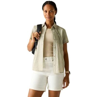 Regatta Wnstravellts/Ssrt dames dames reisshirt met korte mouwen Regatta Wnstravellts/Ssrt dames dames reisshirt met korte mouwen