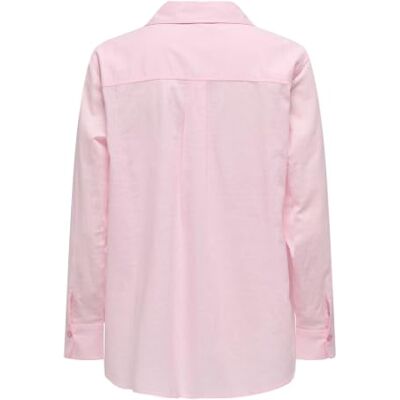 ONLY Dames overhemd ONLSALINA hemd, pink lady, S ONLY Dames overhemd ONLSALINA hemd, pink lady, S