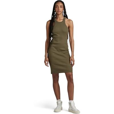 G-STAR RAW G-STAR Slanke Geribbelde Tankjurk dames Casual jurk G-STAR RAW G-STAR Slanke Geribbelde Tankjurk dames Casual jurk