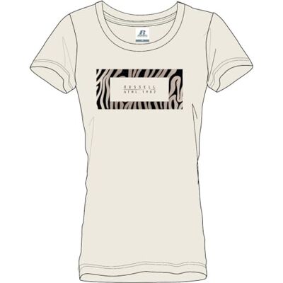 Russell Athletic Animal Square-s/S Crewneck T-shirt dames Russell Athletic Animal Square-s/S Crewneck T-shirt dames