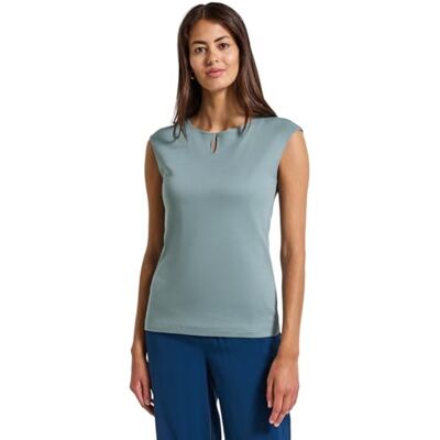 Street One Damesshirt met cut-out, Arona Blue, 44 Street One Damesshirt met cut-out, Arona Blue, 44