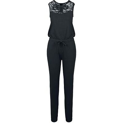 Urban Classics Dames Lace Block Jumpsuit Urban Classics Dames Lace Block Jumpsuit
