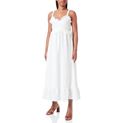 NALLY Dames maxi-jurk 19323128-NA02, wolwit, XS, wolwit, XS NALLY Dames maxi-jurk 19323128-NA02, wolwit, XS, wolwit, XS