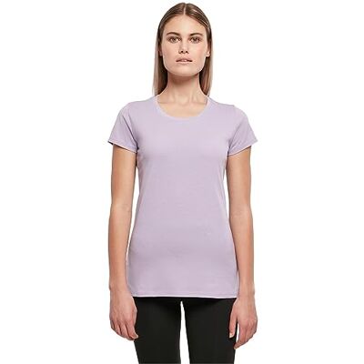 Build Your Brand Dames T-shirt Basic Tee, korte mouwen vrouwen T-shirt met ronde hals van katoen, verkrijgbaar in vele kleuren, maten XS-5XL, lila (lilac), S Build Your Brand Dames T-shirt Basic Tee, korte mouwen vrouwen T-shirt met ronde hals van katoen, verkrijgbaar in vele kleuren, maten XS-5XL, lila (lilac), S
