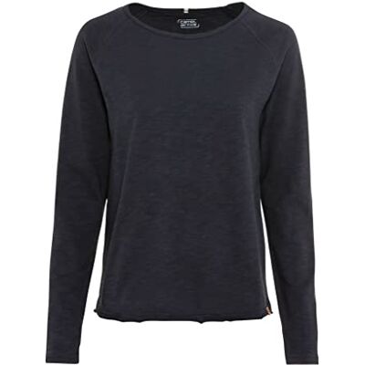 camel active Womenswear Basic T-shirt met lange mouwen voor dames, donkerblauw, L camel active Womenswear Basic T-shirt met lange mouwen voor dames, donkerblauw, L