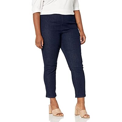 NYDJ Dames Plus Size Alina Trek op Enkel Broek Jeans NYDJ Dames Plus Size Alina Trek op Enkel Broek Jeans