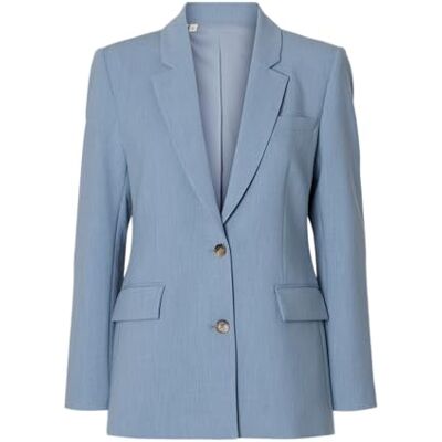 SELECTED WOMEN Slfrita Ls Classic Blazer Mel Noos, Dusty Blue., 36 SELECTED WOMEN Slfrita Ls Classic Blazer Mel Noos, Dusty Blue., 36