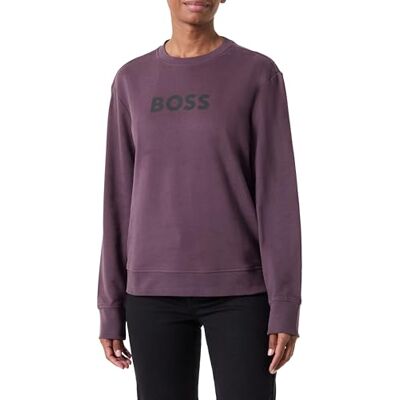 Boss C_ela_6 sweatshirt voor dames (1 stuk), paars (Open Purple552), L Boss C_ela_6 sweatshirt voor dames (1 stuk), paars (Open Purple552), L