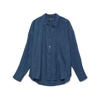 VERO MODA Vmmelaney Queeny Ls Shirt Wvn Noos dames Overhemd VERO MODA Vmmelaney Queeny Ls Shirt Wvn Noos dames Overhemd