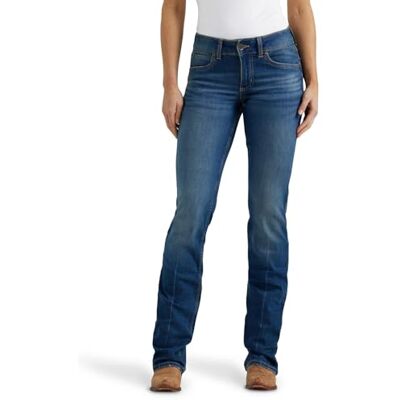 Wrangler Retro Mae Rise rekbare bootcut jeans voor dames, 3-36 Wrangler Retro Mae Rise rekbare bootcut jeans voor dames, 3-36