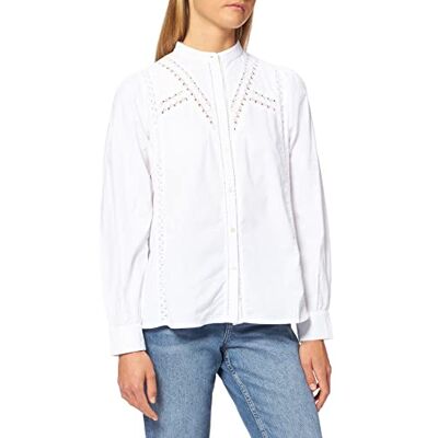 Peppercorn Damen Lexi Shirt, 0001 WHITE, XS Peppercorn Damen Lexi Shirt, 0001 WHITE, XS