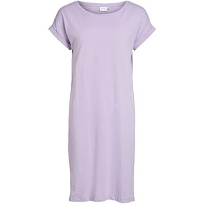 VILA VIDREAMERS S S Knee Jurk/SU-NOOS Jurk, Pastel Lila, XS VILA VIDREAMERS S S Knee Jurk/SU-NOOS Jurk, Pastel Lila, XS