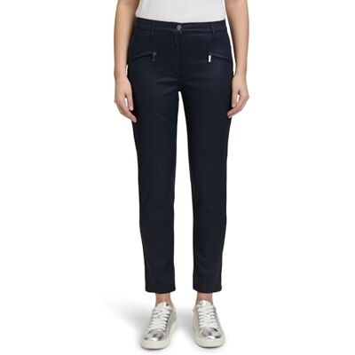 Betty Barclay Perfect body-broek voor dames met zakken met ritssluiting, blauw, 38 Betty Barclay Perfect body-broek voor dames met zakken met ritssluiting, blauw, 38