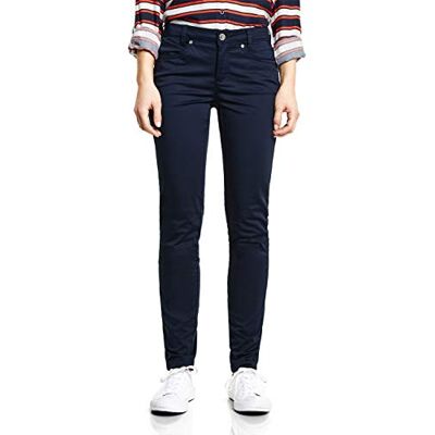 Street One Chino-broek satijn keperbinding, blauw (deep blue), 32W x 30L Street One Chino-broek satijn keperbinding, blauw (deep blue), 32W x 30L